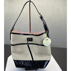 Spartina 449 Daufuskie Island Shoulder Bag Purse Handbag Canva Leather